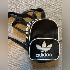 Adidas Black & White Mini Backpack